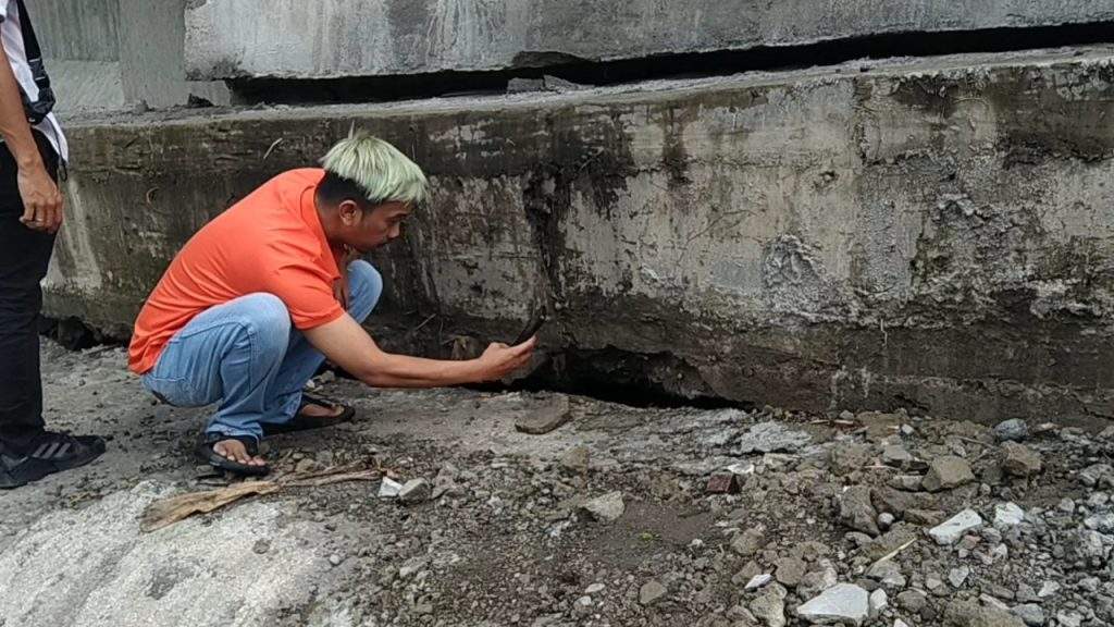 Jembatan Mungkung Ambles Lagi, Komisi III DPRD Nganjuk Tinjau Temukan Banyak Kesalahan Perencanaan dan Teknis