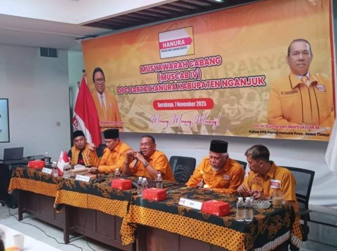 
					Mas Angga Kembali Pimpin Hanura Nganjuk, Muscab IV Tegaskan Arah Baru Menuju Pemilu 2030