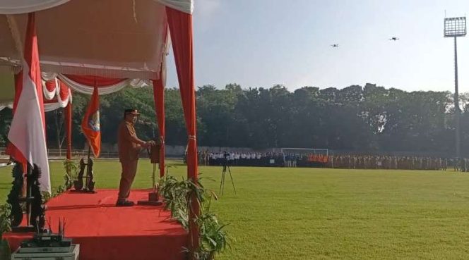 
					Apel Akbar dan Halal Bihalal ASN Nganjuk, Bangkitkan Semangat Baru Pasca Lebaran