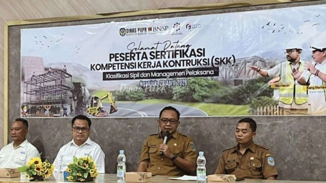 
					DPUPR Nganjuk Perkuat Kualitas Tenaga Kerja, Gelar Sertifikasi SKK Konstruksi dan Pelaksana